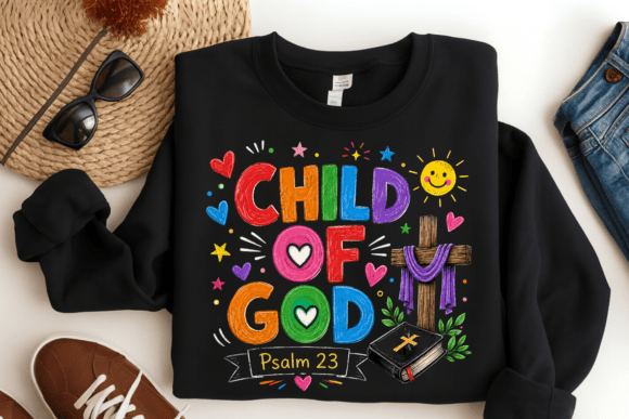 Child of God PNG, Bible Verse Faith PNG
