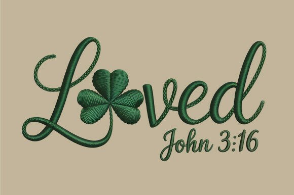 Loved John 316 St Patrick Design