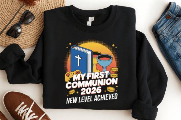 My First Communion 2026 PNG T-Shirt Designs