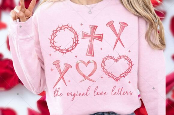 The Original Love Letters PNG for T-Shirt Designs